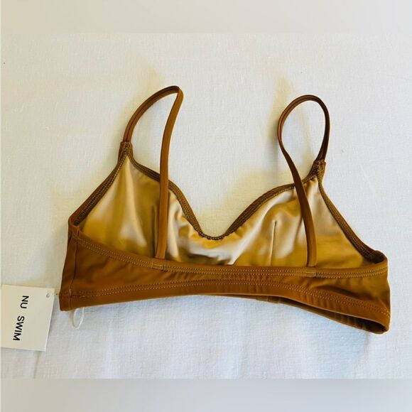 NU Swim Stas Top in Miso NWT XL $113 - Picture 6 of 7